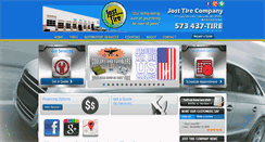 Desktop Screenshot of josttire.com